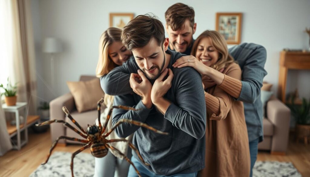 dukungan keluarga arachnophobia